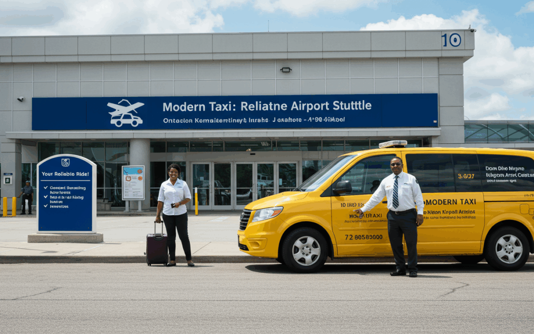 Modern Taxi: Reliable Kingston Airport Shuttle