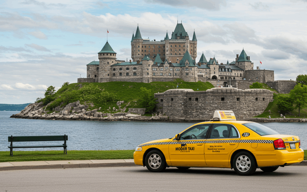 Ride to Kingstons Fort Frontenac with Modern Taxi