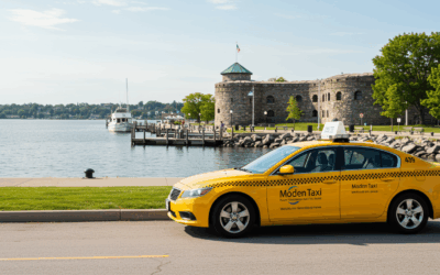 Ride to Kingstons Waterfront with Modern Taxi